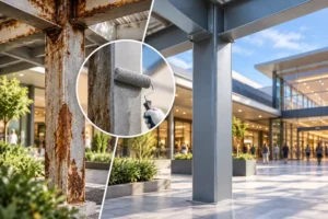 How Anti-Corrosive Coatings Protect Shopping Centres from Costly Repairs